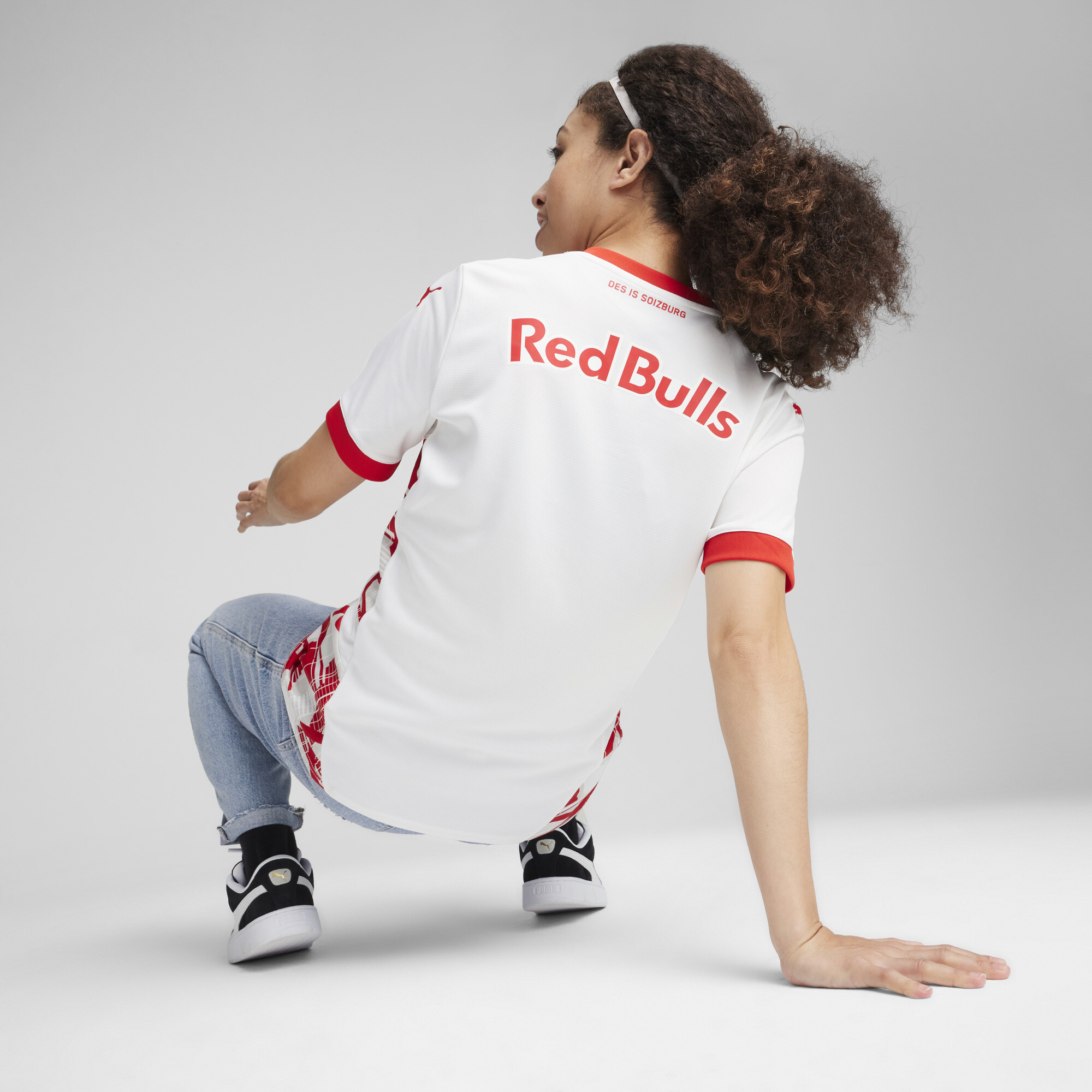 Women's Puma FC Red Bull Salzburg 24/25 Home Jersey, White, Size XXS, Sport