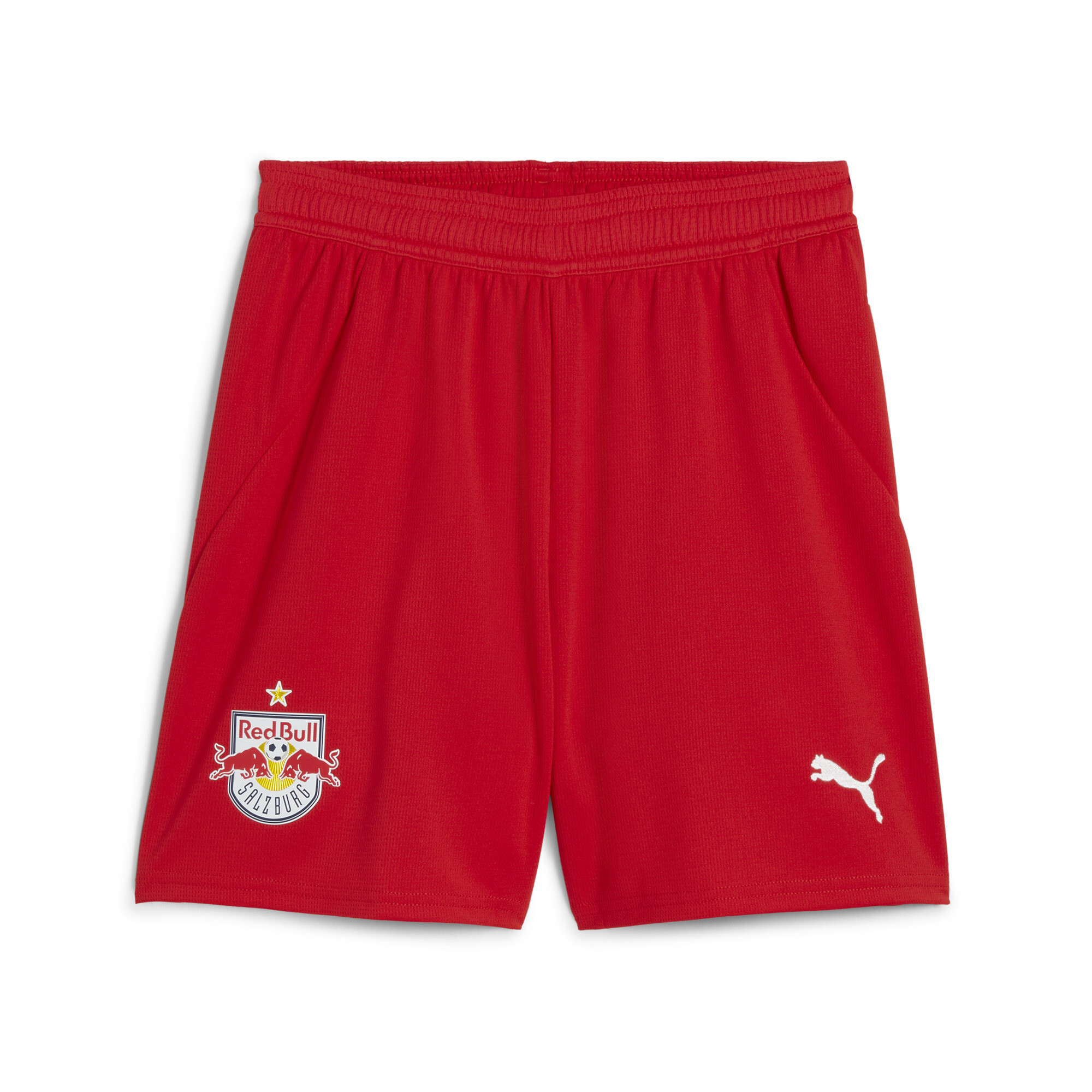 Puma FC Red Bull Salzburg 24/25 Shorts Teenager Für Für Kinder | Mit Plain | Red/White | Größe: 5-6Y