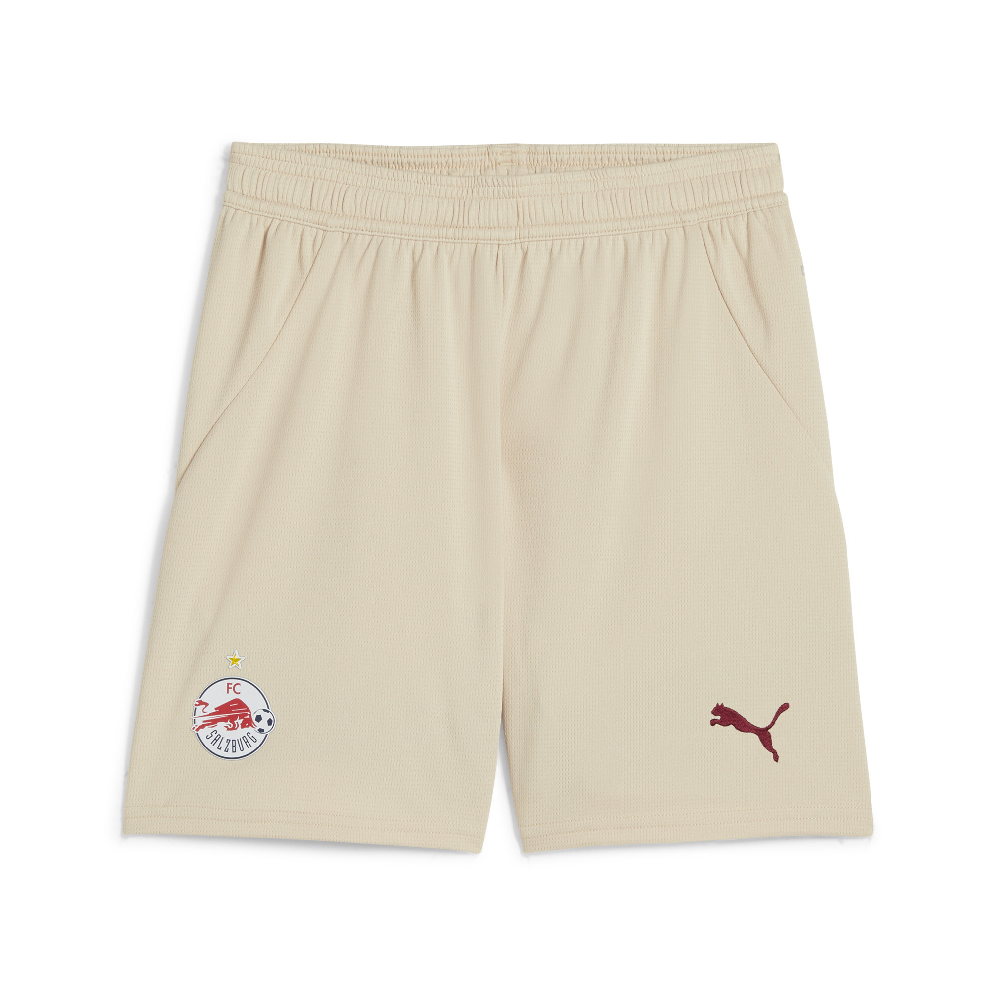 Puma FC Red Bull Salzburg 24/25 Shorts Youth, Beige, Size 9-10Y, Clothing