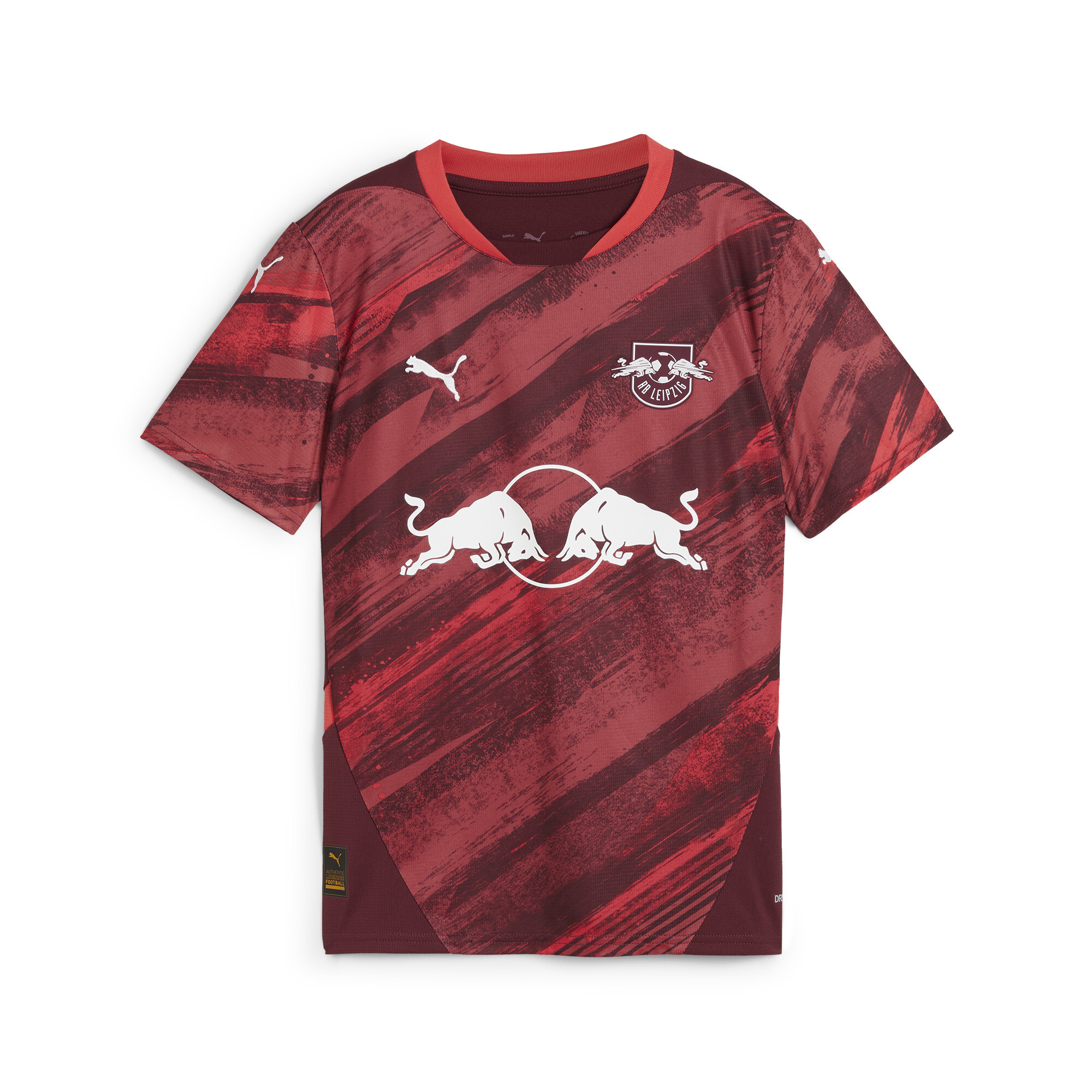 Puma RB Leipzig 24/25 Auswärtstrikot Teenager Für Für Kinder | Mit Print | Dark Jasper/Active Red | Größe: 9-10Y