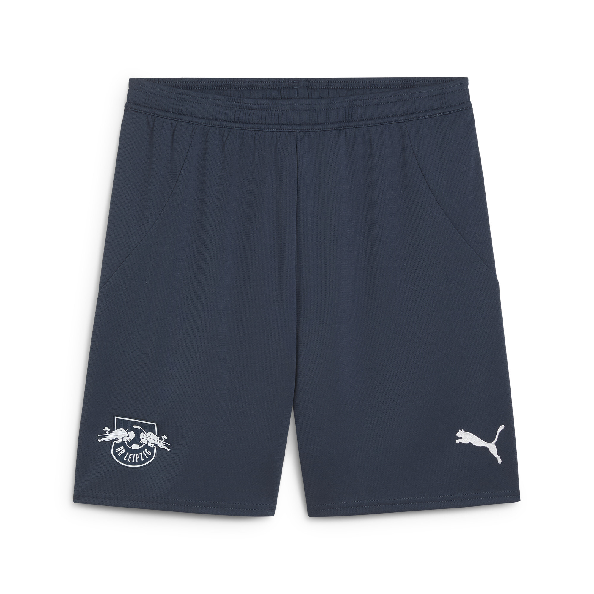 Puma RB Leipzig Shorts Herren | Mit Print | Dark Night/Hero Blue | Größe: L