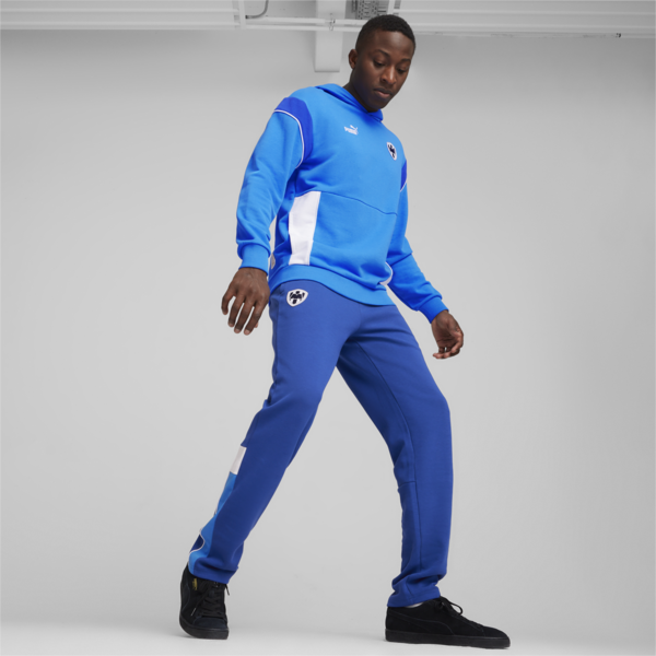 C.F. Monterrey Men's Football ftblARCHIVE Hoodie, Ignite Blue-PUMA White, large-MEX