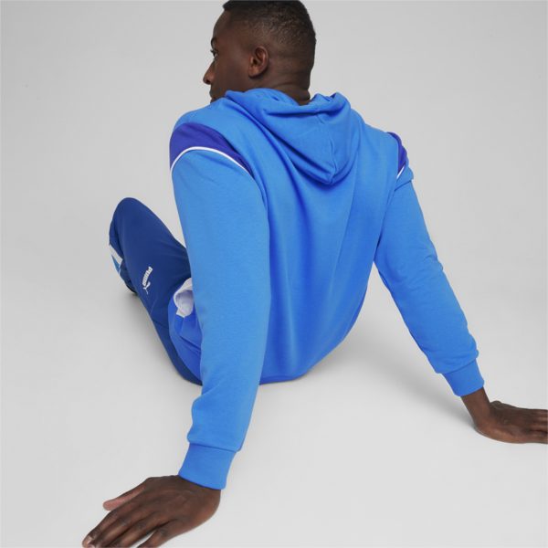 C.F. Monterrey Men's Football ftblARCHIVE Hoodie, Ignite Blue-PUMA White, large-MEX