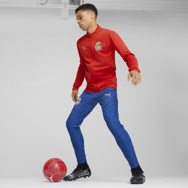 Chamarra de entrenamiento Chivas para hombre, PUMA Red-PUMA Silver, large-MEX