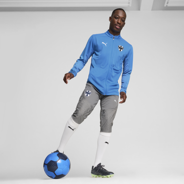 C.F. Monterrey Training Jacket Men, Ignite Blue-PUMA Silver, large-MEX