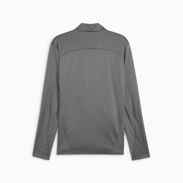 Chamarra de entrenamiento Rayados para hombre, Flat Medium Gray-PUMA Silver, large-MEX