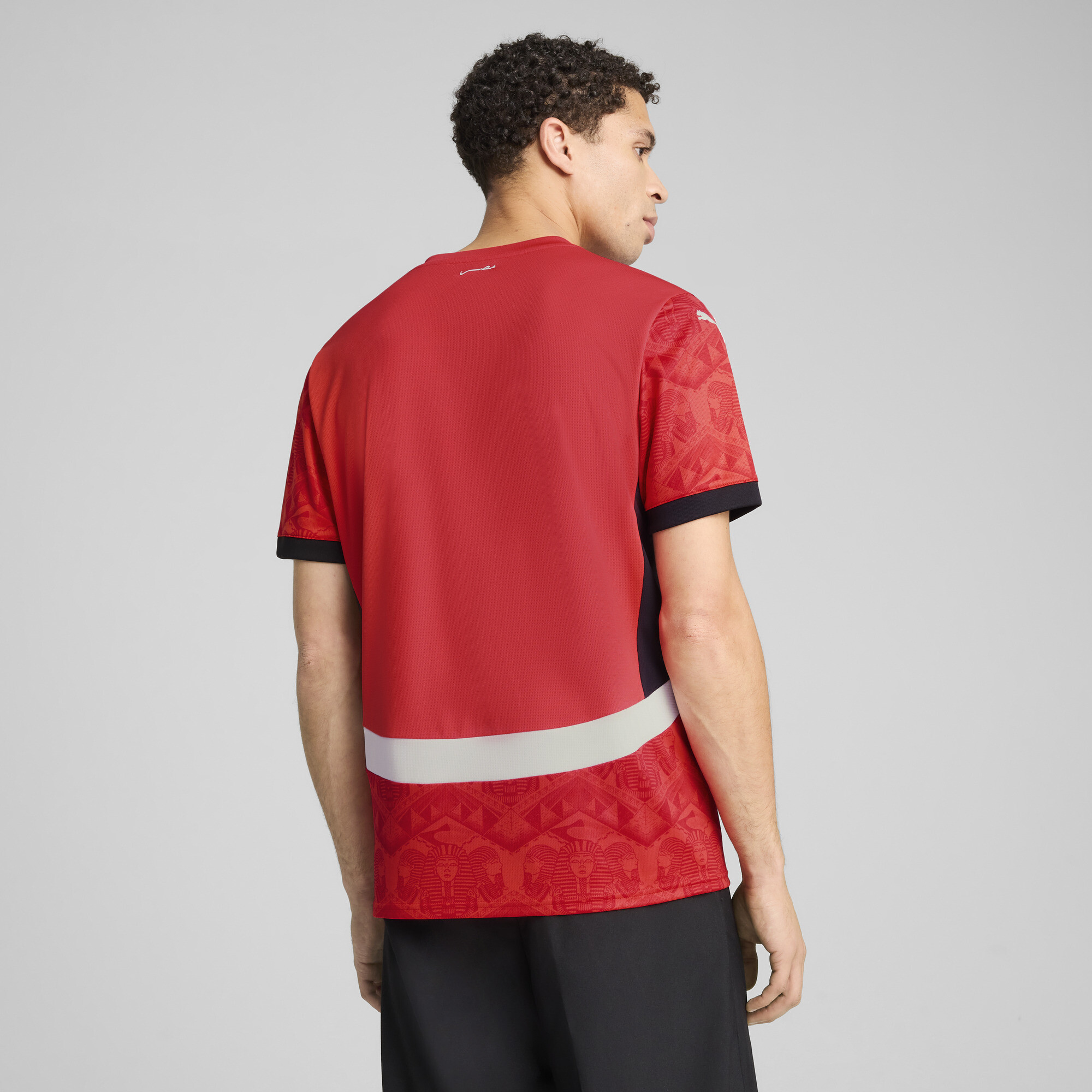 Men's Puma Egypt 2025 Home Jersey, Red, Size XXL, Clothing