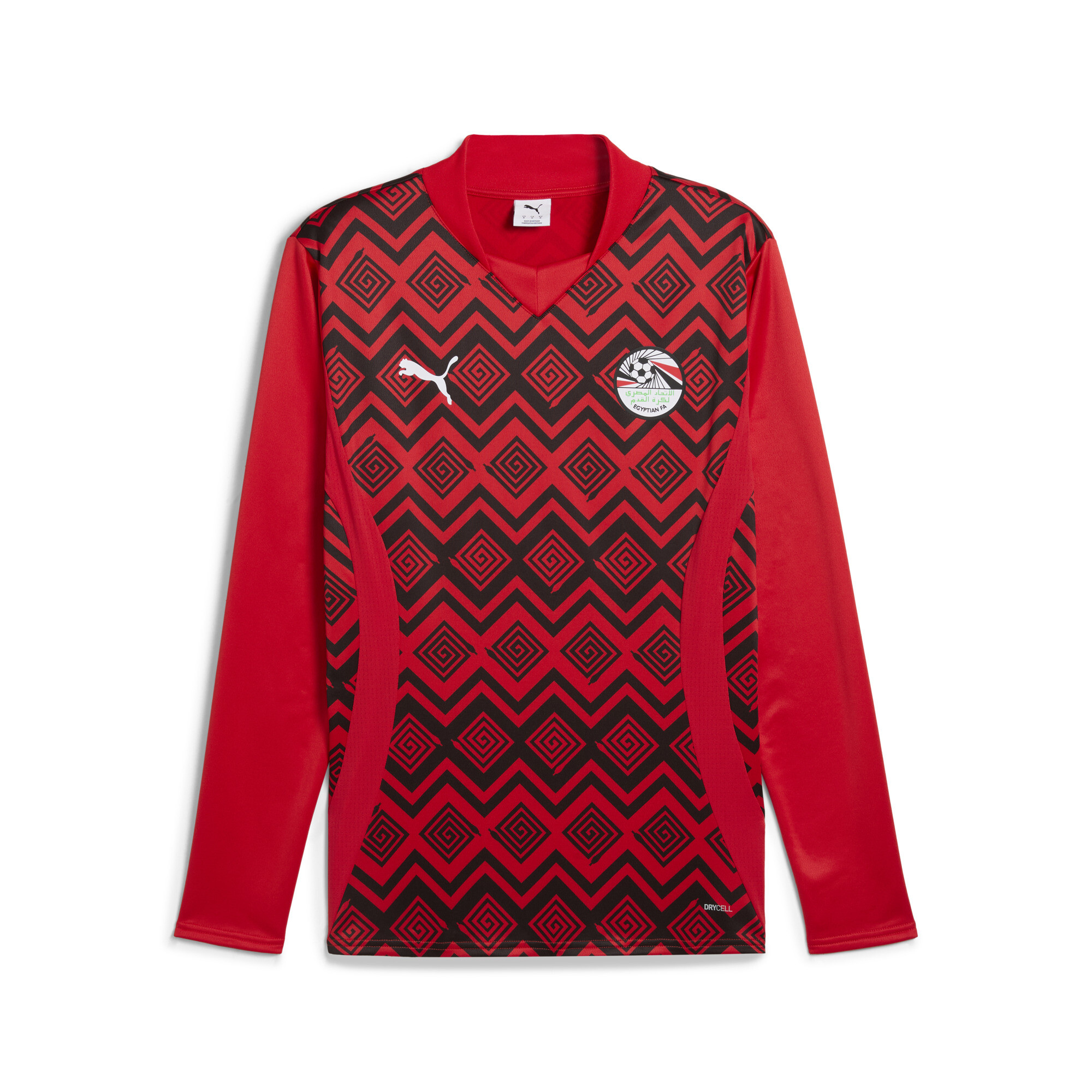 Puma Ägypten Aufwärm-Sweatshirt Herren | Mit Print | Red/Black | Größe: 3XL