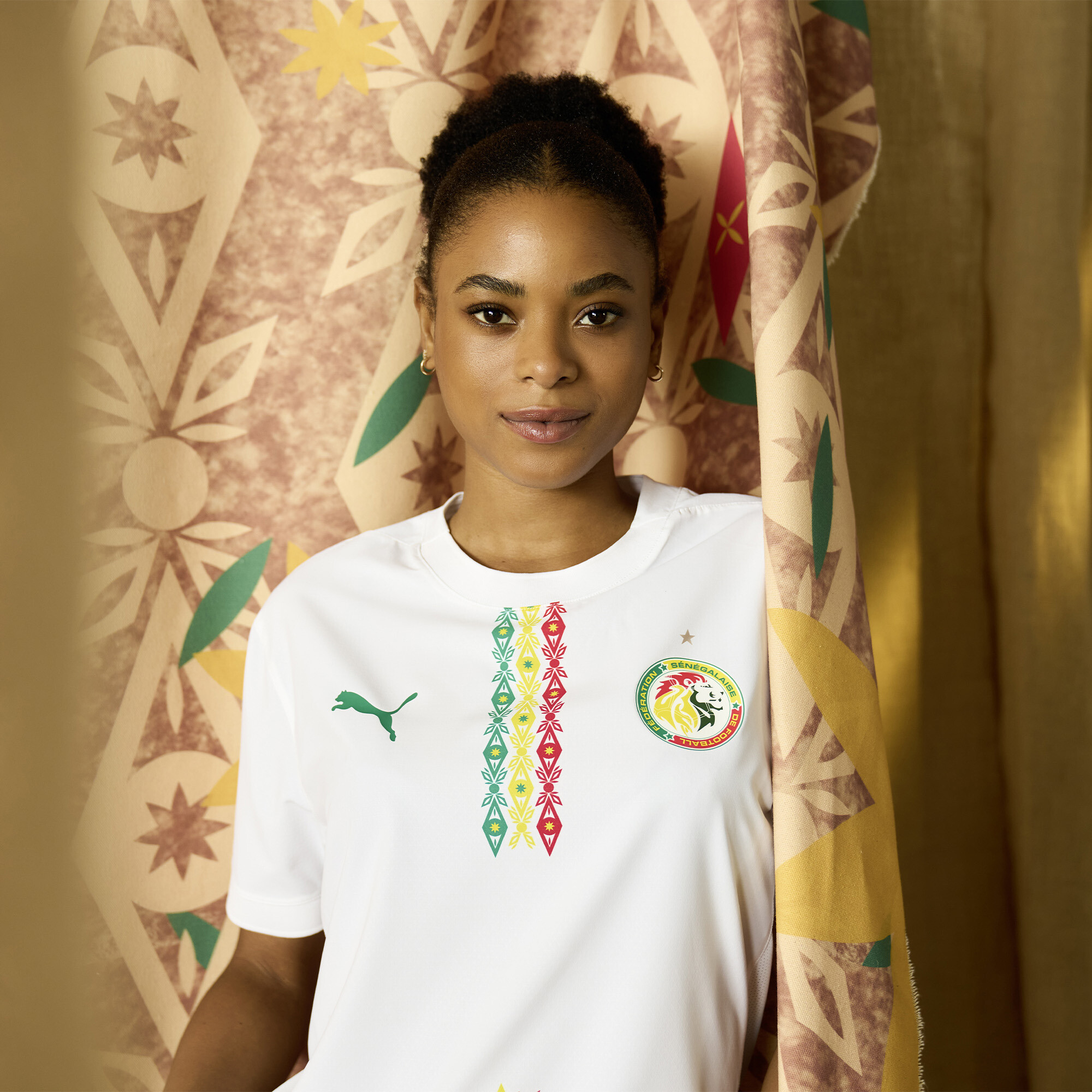 Women's Puma Senegal 2025 Home Jersey, White, Size XL, Clothing