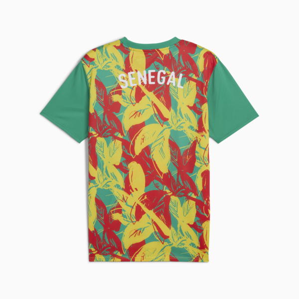 Senegal 2025 Pre-match Jersey Men, Sport Green-Faster Yellow-PUMA Red, large-ZAF