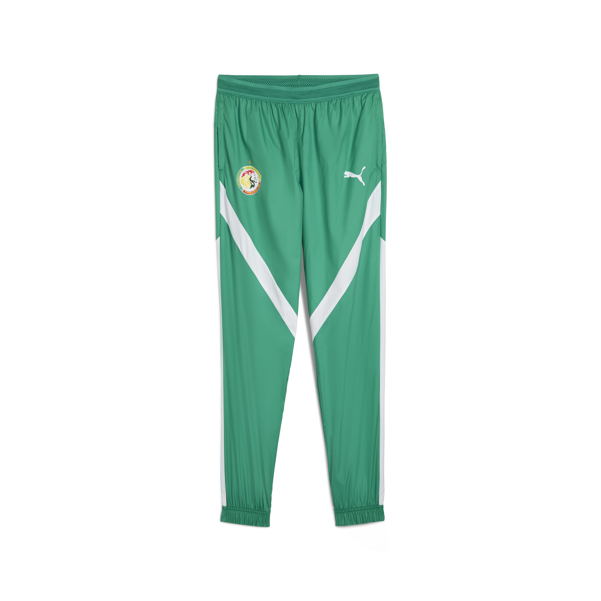 Puma Senegal 2025 Pre-match Gewebte Hose Herren | Mit Plain | Sport Green/White | Größe: XL