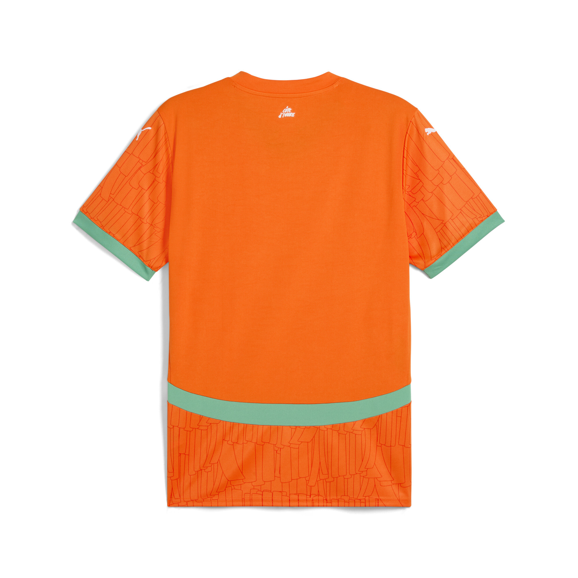 Men's Puma Côte D'Ivoire 2025 Home Jersey, Orange, Size M, Clothing