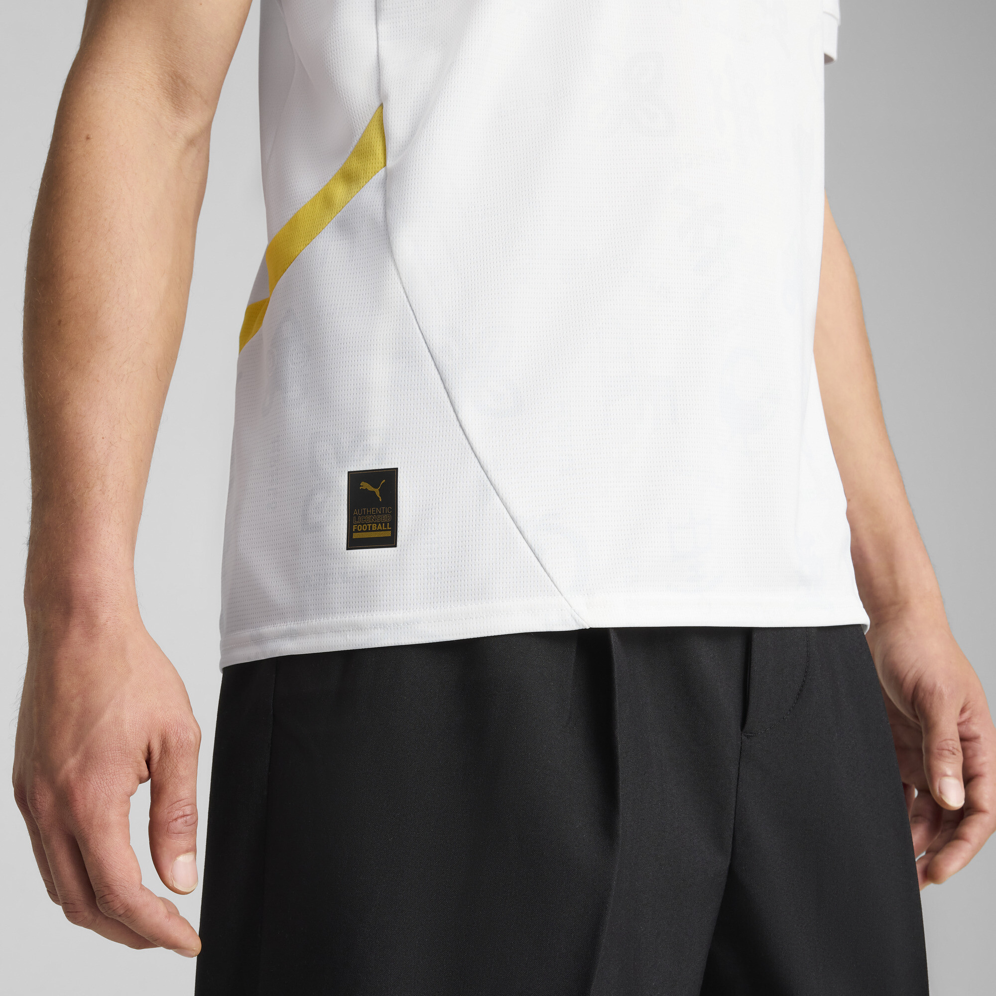 PUMA Ghana 2025 thuisshirt voor Heren, Geel/Wit, Maat M thumbnail 7