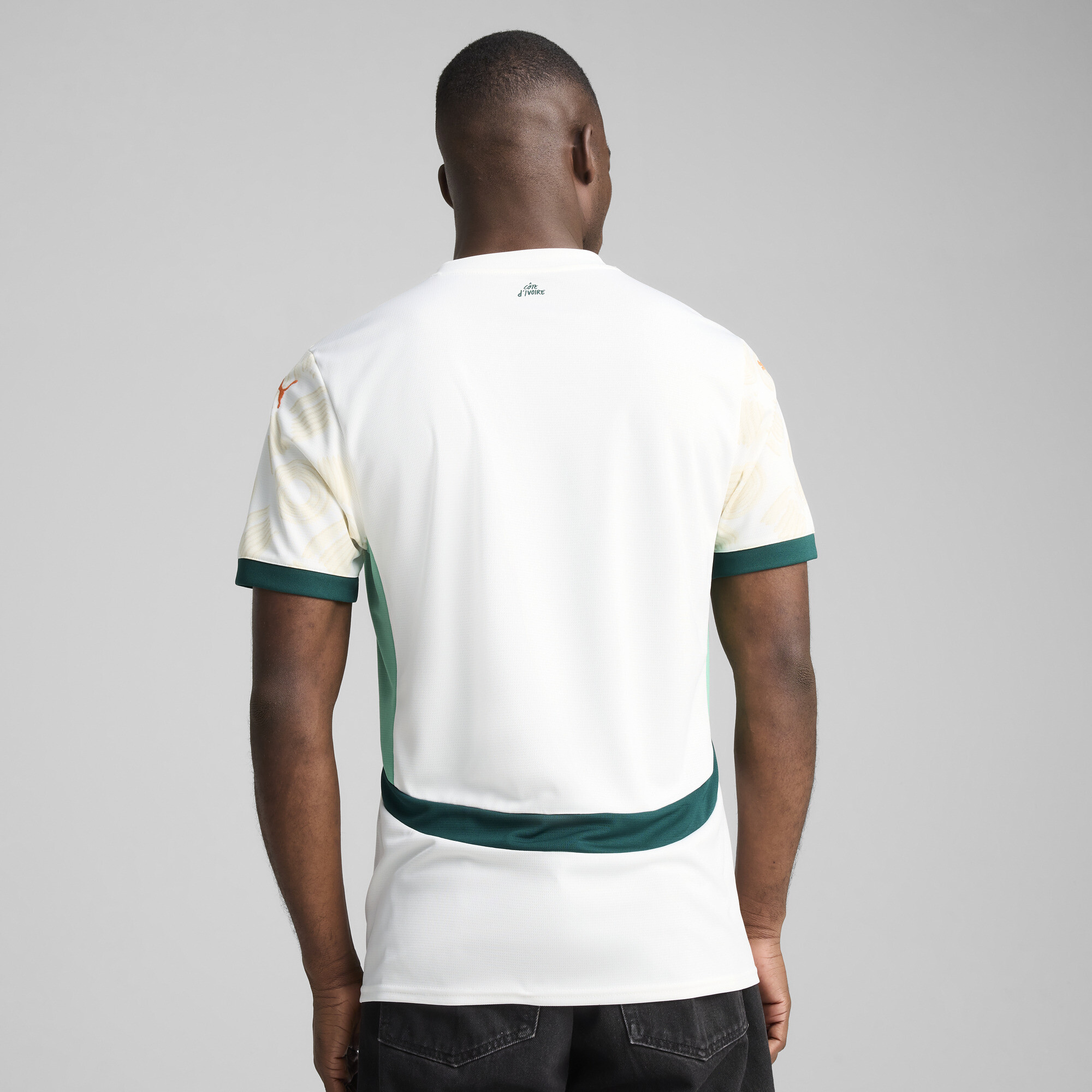 Men's Puma Côte D'Ivoire 2025 Away Jersey, White, Size 3XL, Clothing