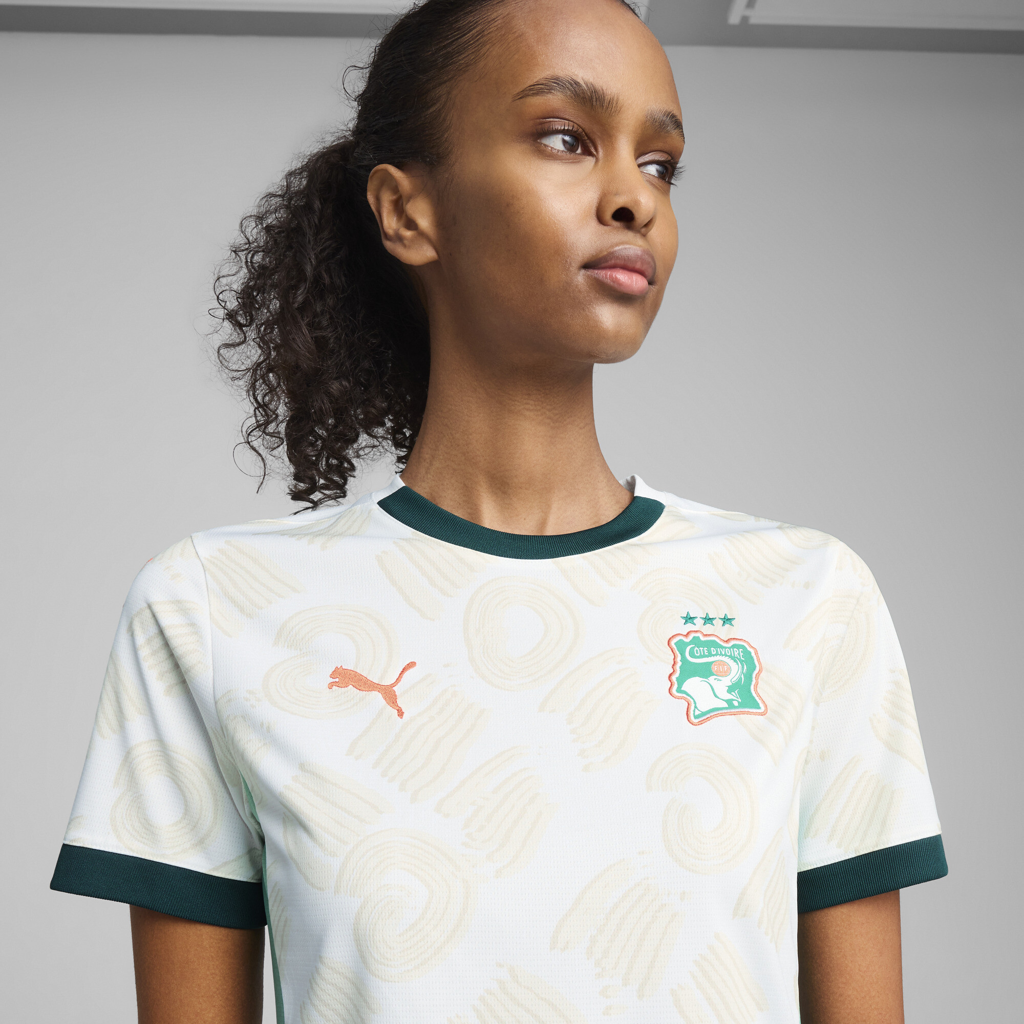 Maillot Côte D’Ivoire 2025 Extérieur Femme