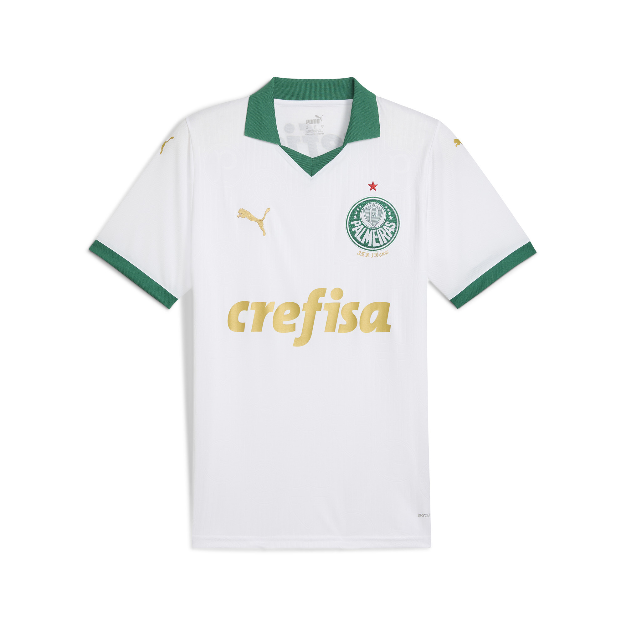 Men's Puma Palmeiras Fans's 2024 Away Jersey, White, Size XL, Sport