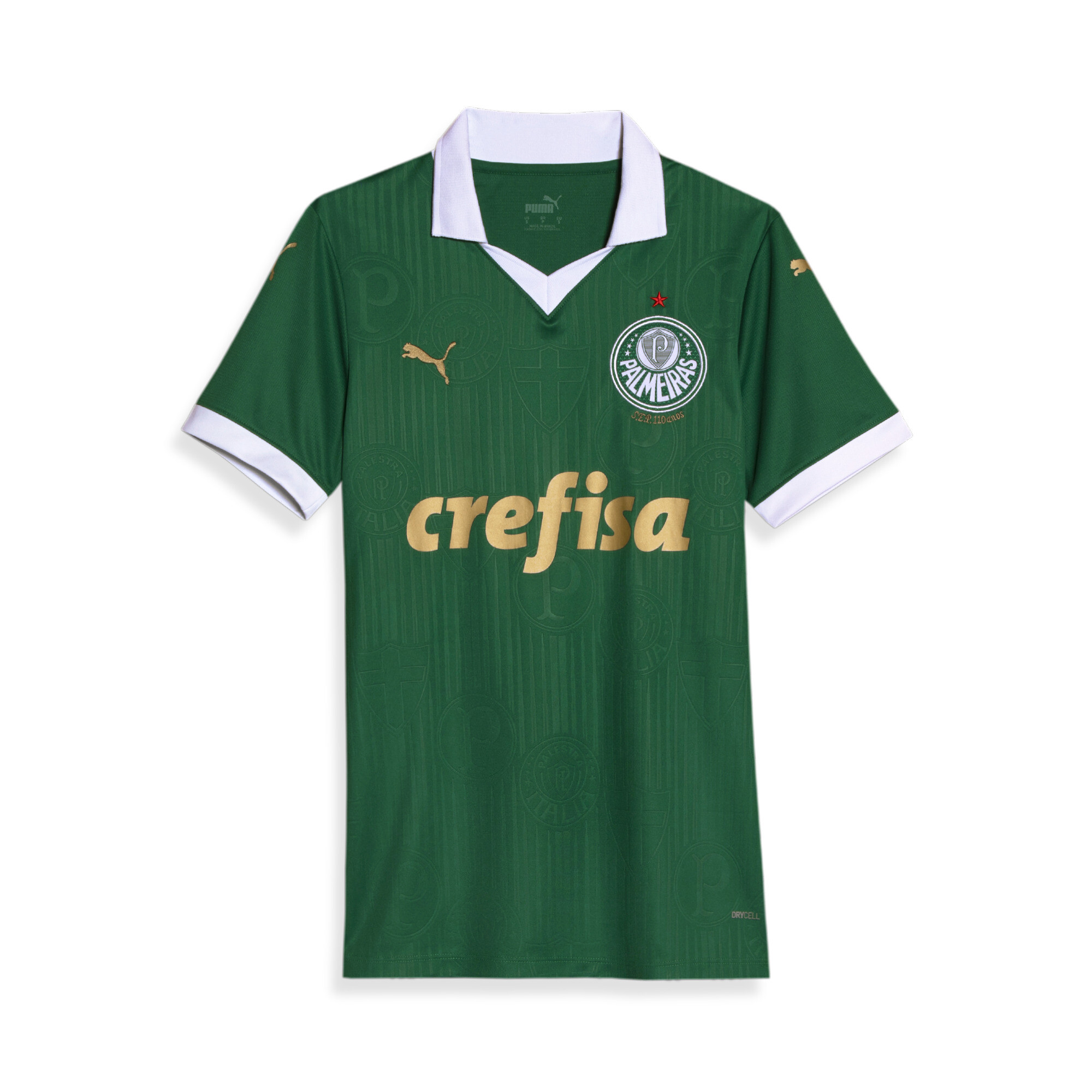 Camisa Palmeiras 1 HOME Torcedor Feminina 24/25, Verde