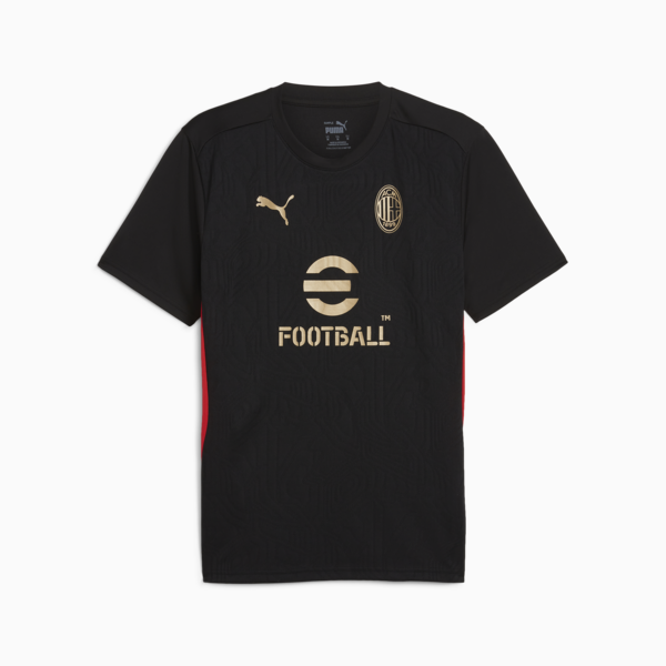 Camiseta de entrenamiento AC Milan para hombre, PUMA Black-For All Time Red, large-ARG