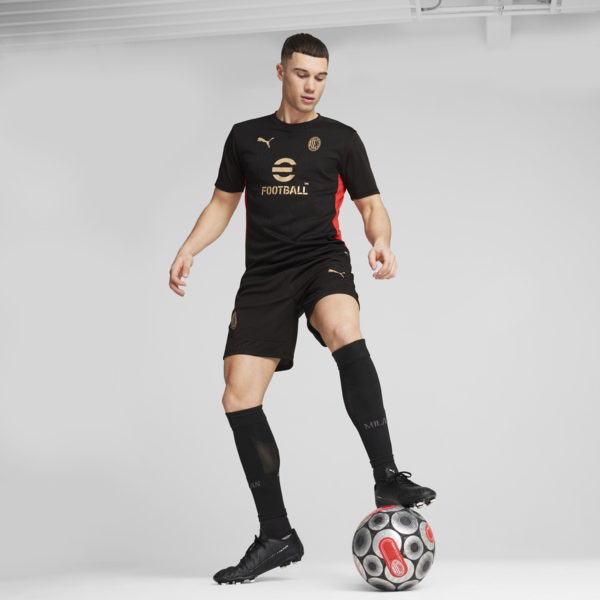 Camiseta de entrenamiento AC Milan para hombre, PUMA Black-For All Time Red, large-ARG
