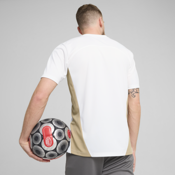 Camiseta de entrenamiento AC Milan para hombre, PUMA White-Matte Puma Gold, large-ARG