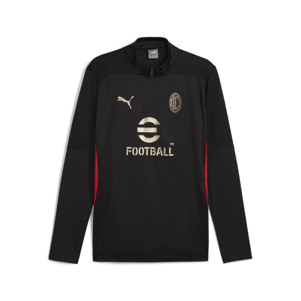 Campera de entrenamiento AC Milan para hombre, PUMA Black-For All Time Red, large-ARG