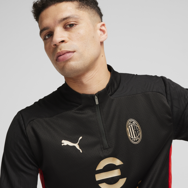Buzo de entrenamiento AC Milan para hombre, PUMA Black-For All Time Red, large-ARG