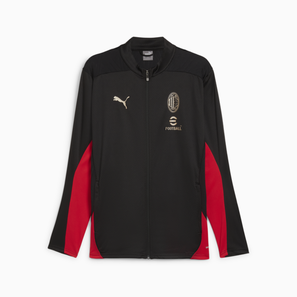 Campera de entrenamiento AC Milan para hombre, PUMA Black-For All Time Red, large-ARG