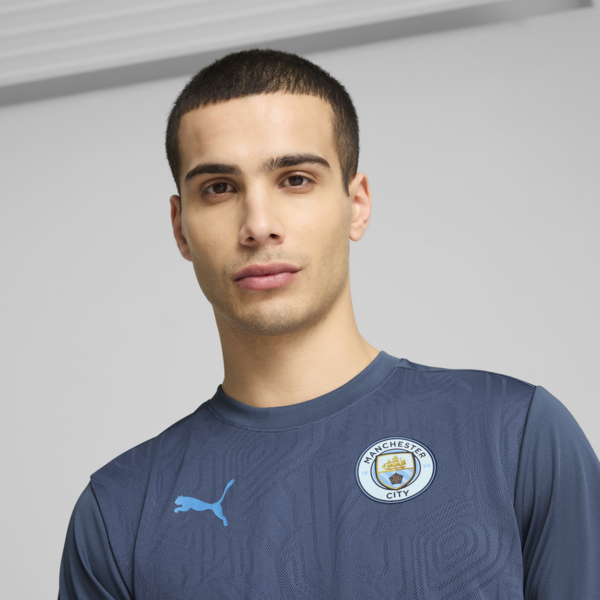 Camiseta de entrenamiento Manchester City para hombre, Inky Blue-Magic Blue, large-ARG