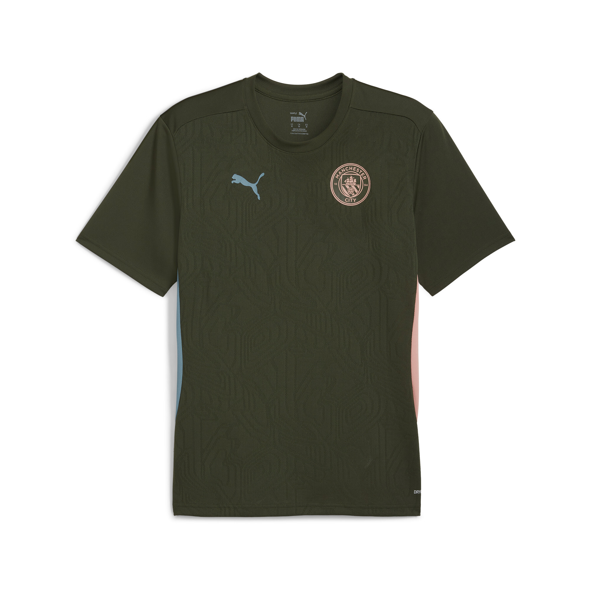 Puma Manchester City Trainingstrikot Herren | Mit Color Blocking | Myrtle/Bold Blue | Größe: XXL