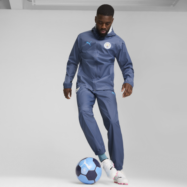 Campera de entrenamiento Manchester City All-Weather para hombre, Inky Blue-Magic Blue, large-ARG