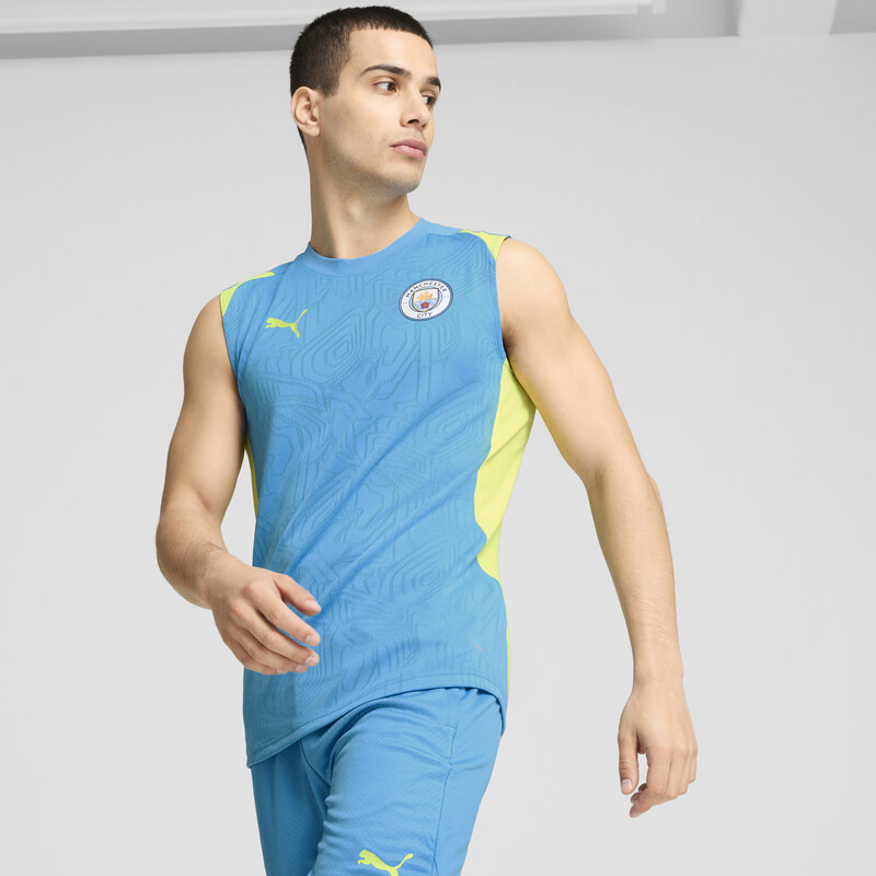 

Men's PUMA Manchester City Sleeveless Training Slim Fit Football Jersey