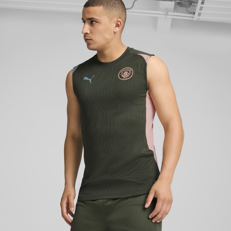 

Men's PUMA Manchester City Sleeveless Training Slim Fit Football Jersey
