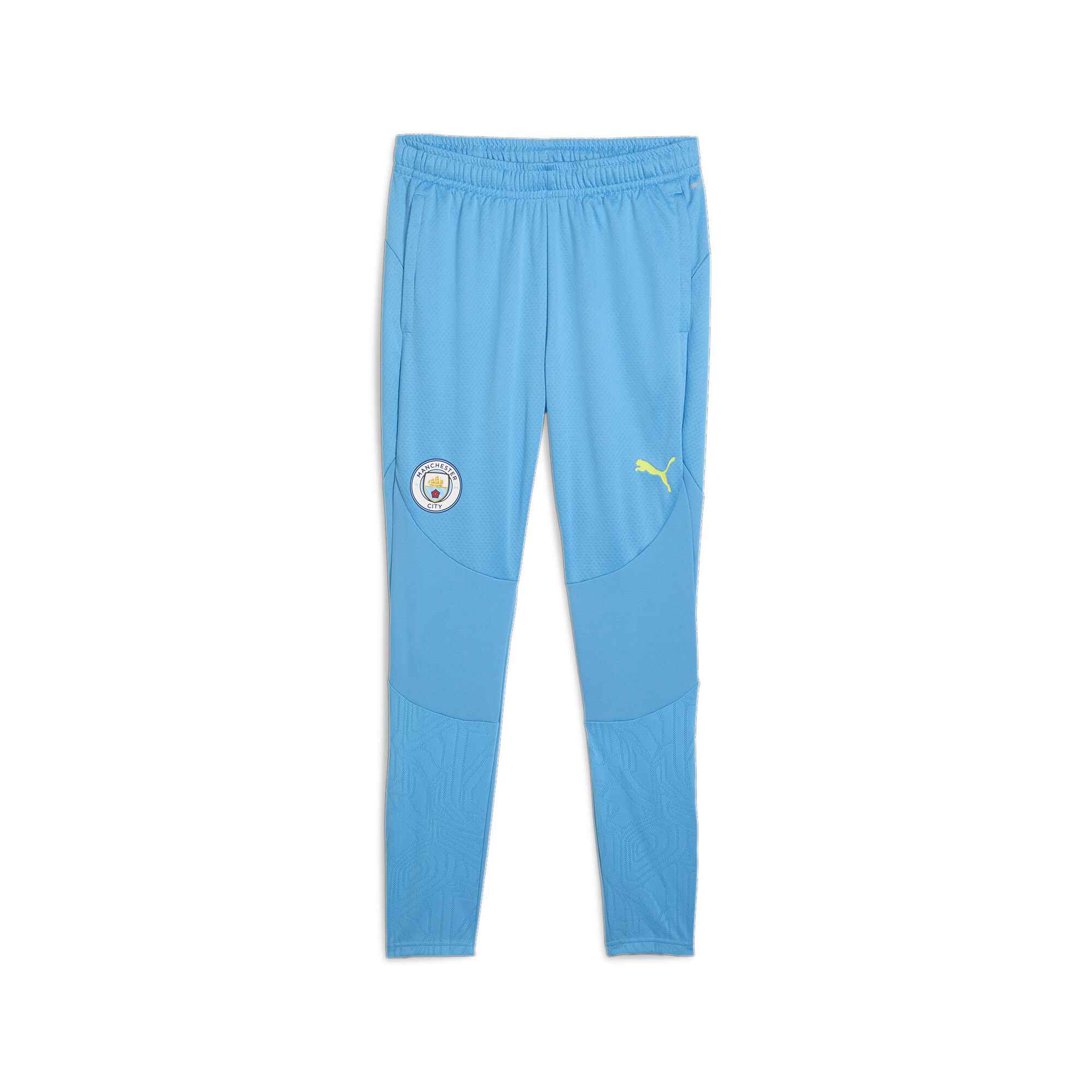 Puma Manchester City Trainingshose Herren | Mit Color Blocking | Magic Blue/Yellow Glow | Größe: L