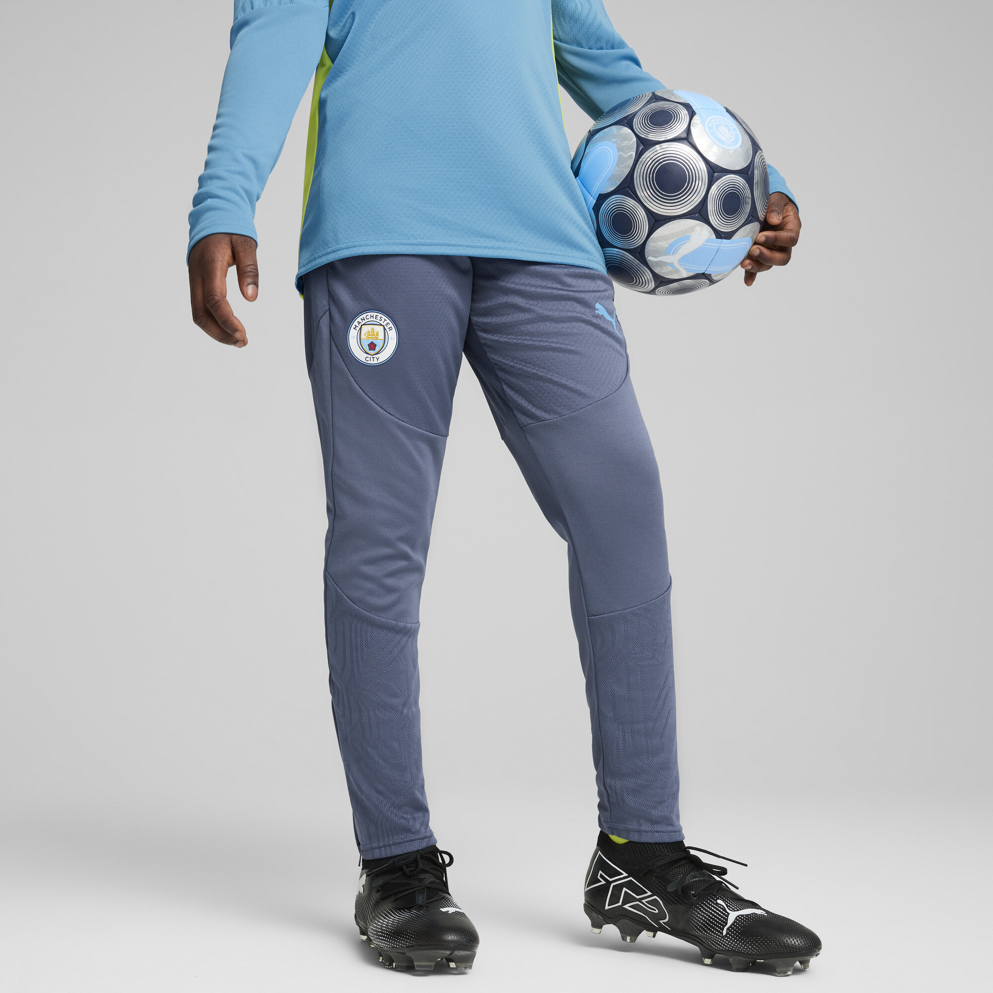 Puma Manchester City Trainingshose Teenager Für Für Kinder | Inky Blue/Magic Blue | Größe: 7-8Y