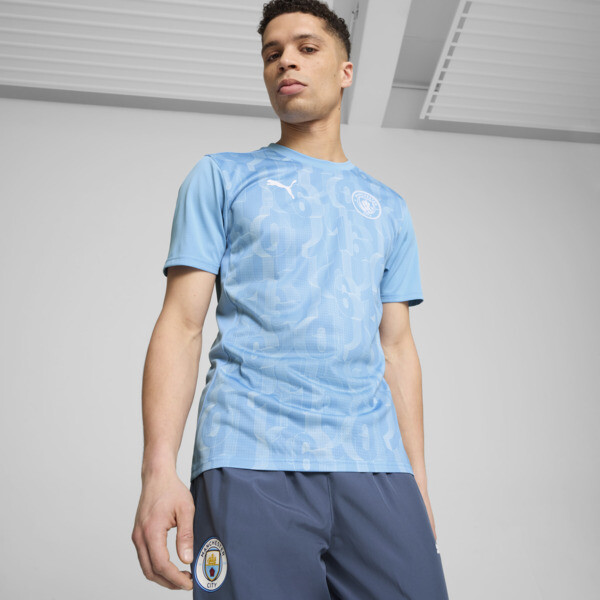 Camiseta pre-partido Manchester City para hombre<br />&nbsp;, Team Light Blue-PUMA White, swatch-ARG