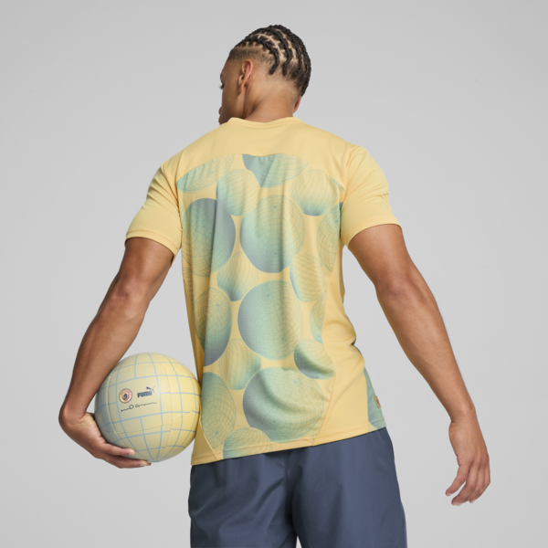 Manchester City Pre-match Short Sleeve Jersey Men, Flaxen-Bold Blue, large-ZAF