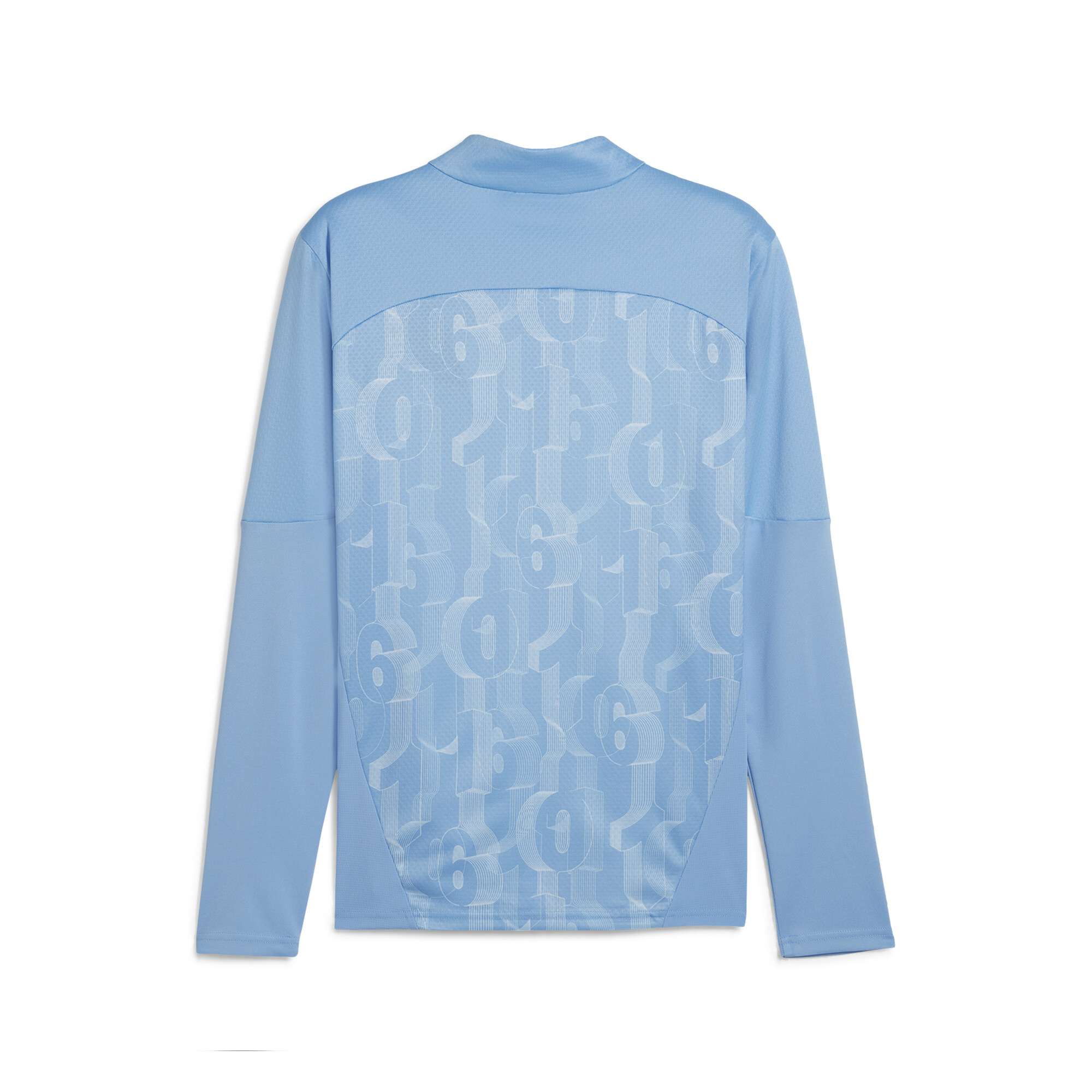 PUMA Manchester City top met kwartrits, Blauw/Wit
