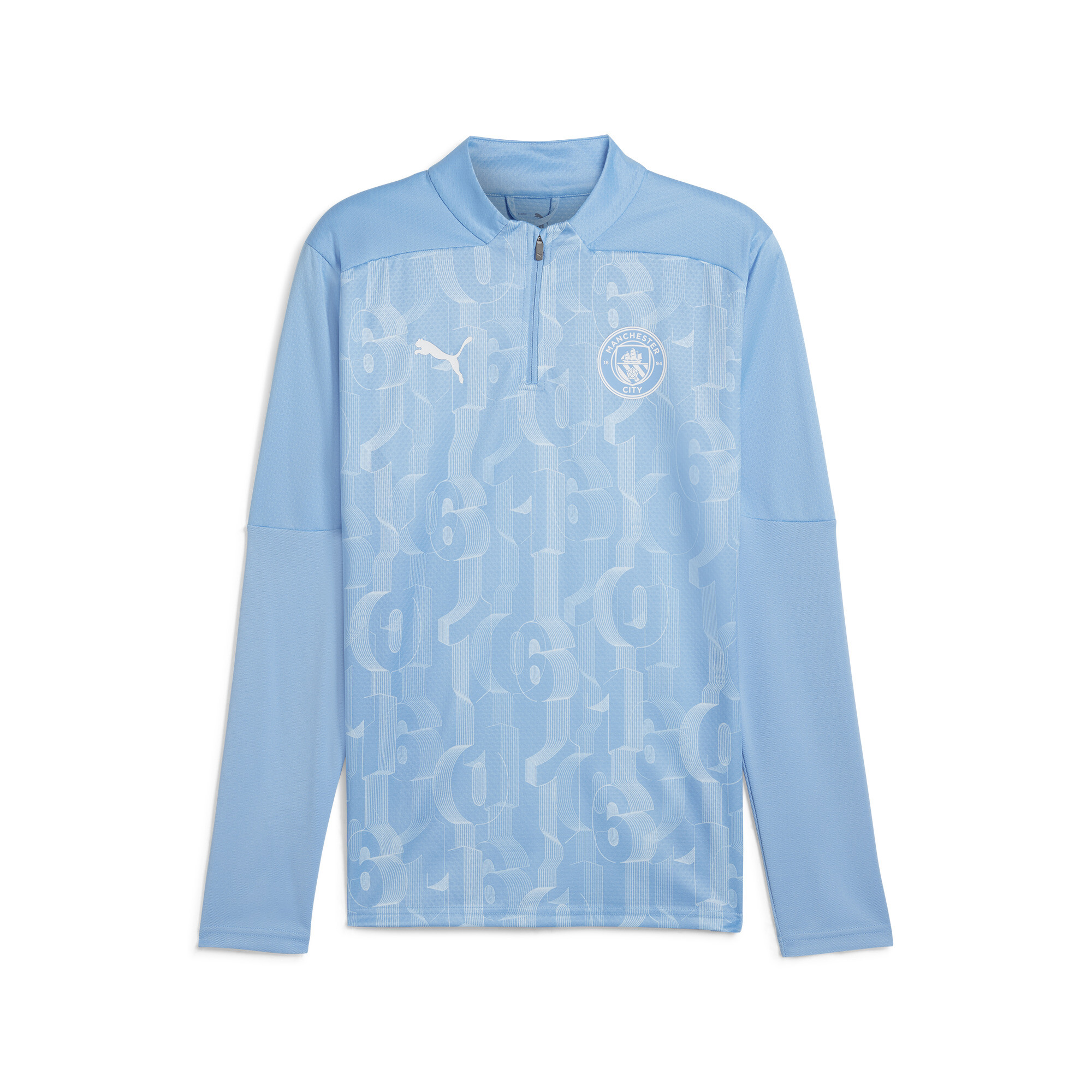 Puma Manchester City Pre-match Oberteil Herren | Light Blue/White | Größe: XS