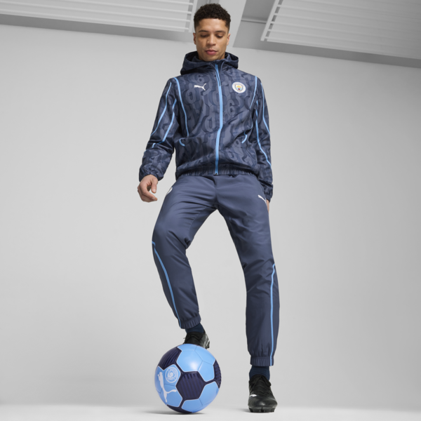 Manchester City Pre-match Woven Jacket Men, Inky Blue-Team Light Blue, large-ZAF