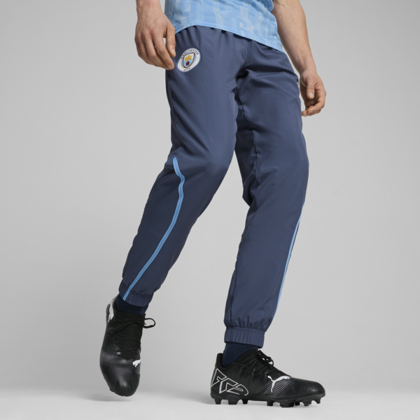 Pantalones pre-partido Manchester City para hombre, Inky Blue-Team Light Blue, large-ARG