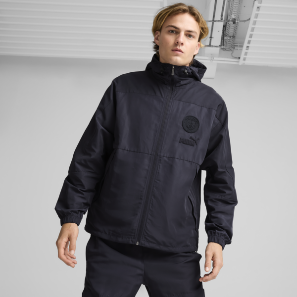 Campera con capucha Manchester City ftblMONOCHROME para hombre, New Navy, large-ARG