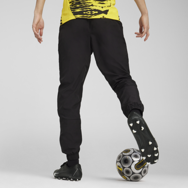 Pants Hombre Borussia Dortmund, PUMA Black-Faster Yellow, large-MEX