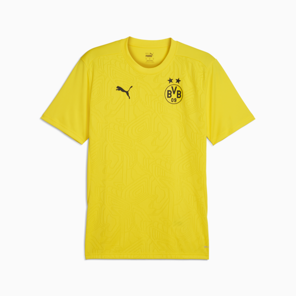 Camiseta de entrenamiento Borussia Dortmund para hombre, Faster Yellow-PUMA Black, large-ARG