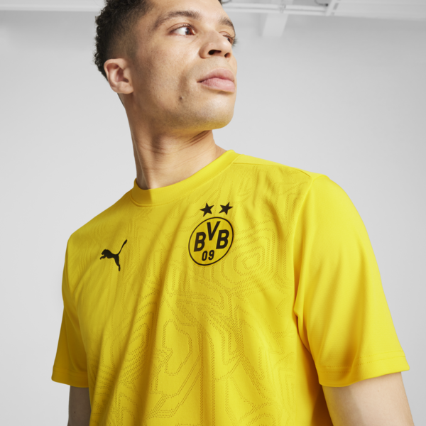 Camiseta de entrenamiento Borussia Dortmund para hombre, Faster Yellow-PUMA Black, large-ARG