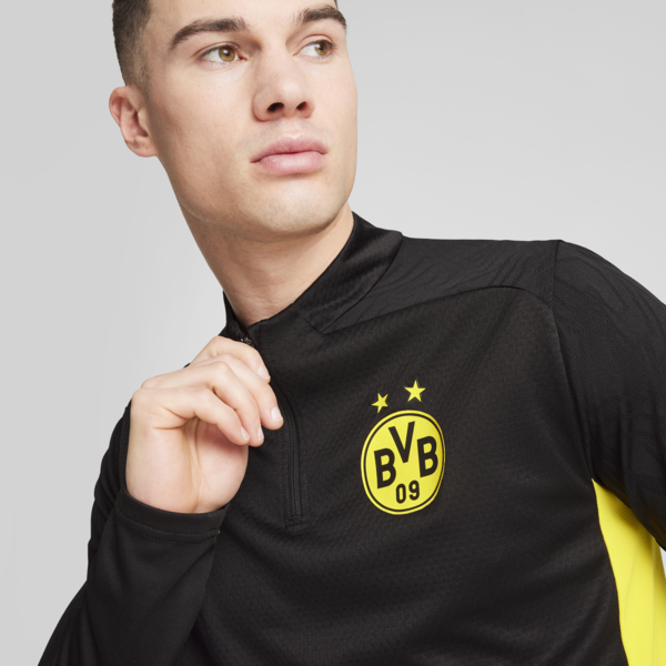 Campera de entrenamiento Borussia Dortmund para hombre, PUMA Black-Faster Yellow, large-ARG