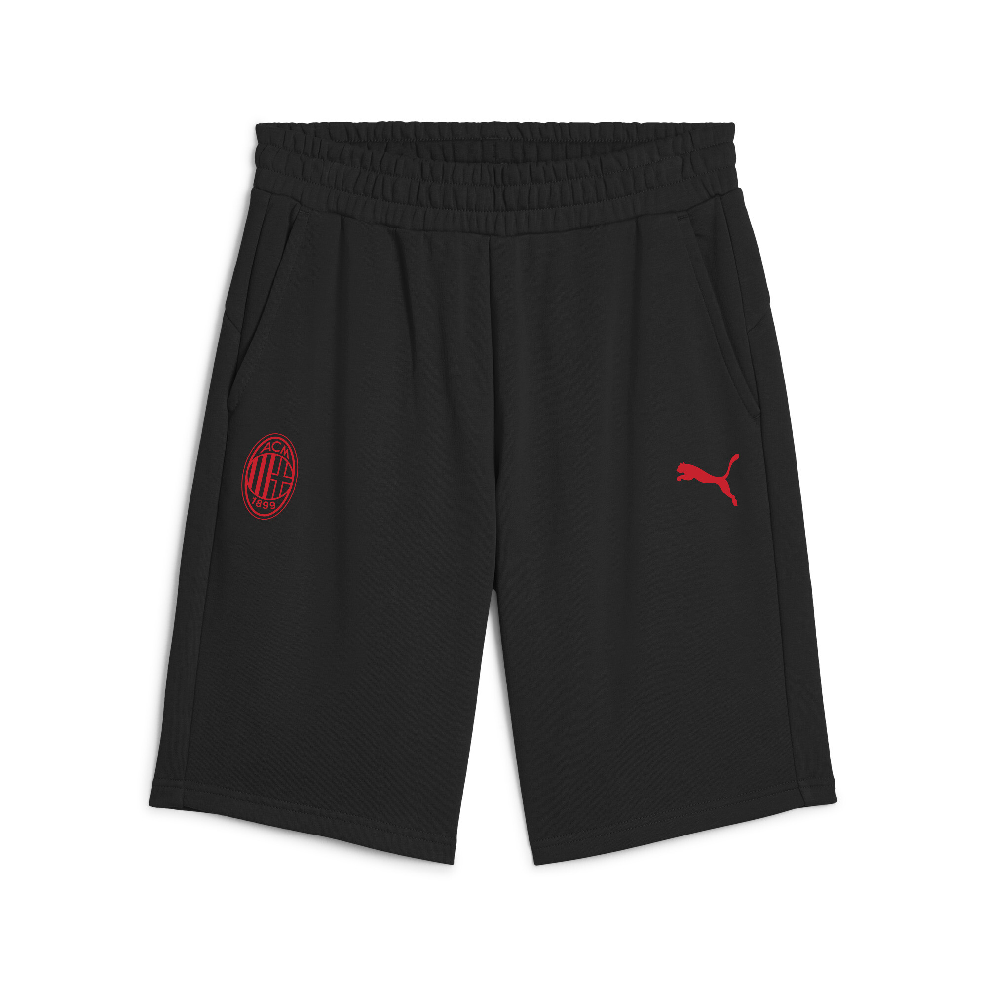 Puma AC Milan ftblESSENTIALS Shorts Herren | Black/Red | Größe: XXL