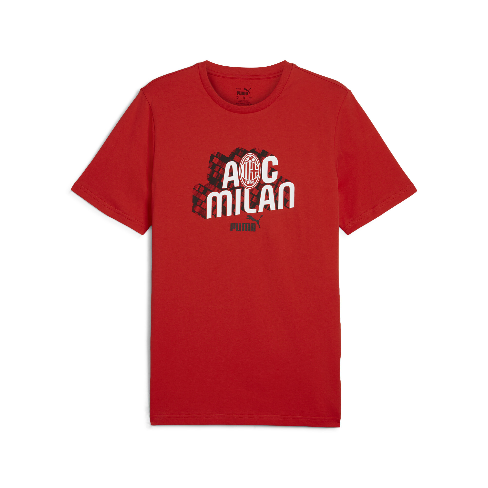 Puma AC Milan ftblCULTURE T-Shirt Herren | Mit Print | Red/White | Größe: XXL