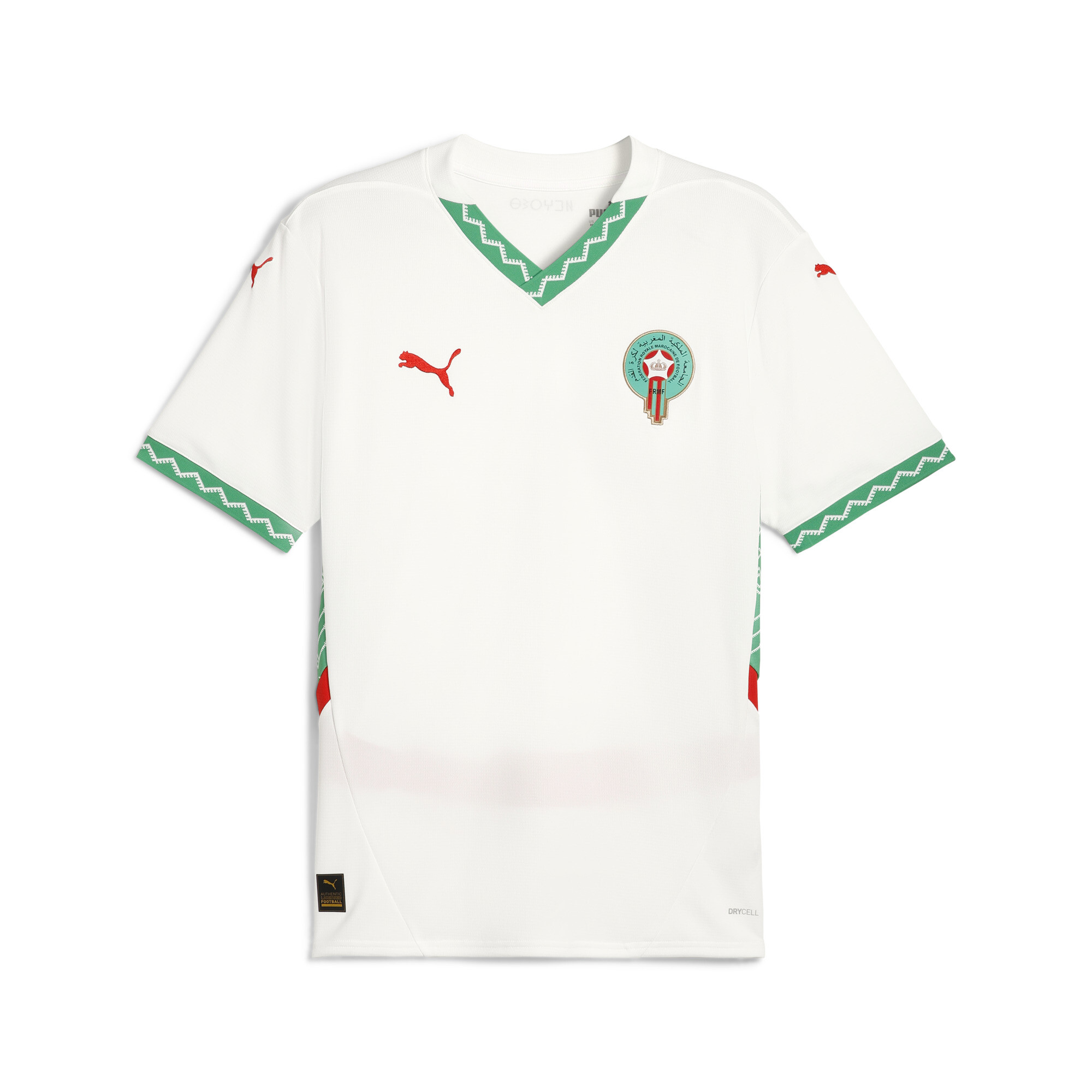 Men's Puma Morocco 2025 Away Jersey, White, Size 3XL, Clothing