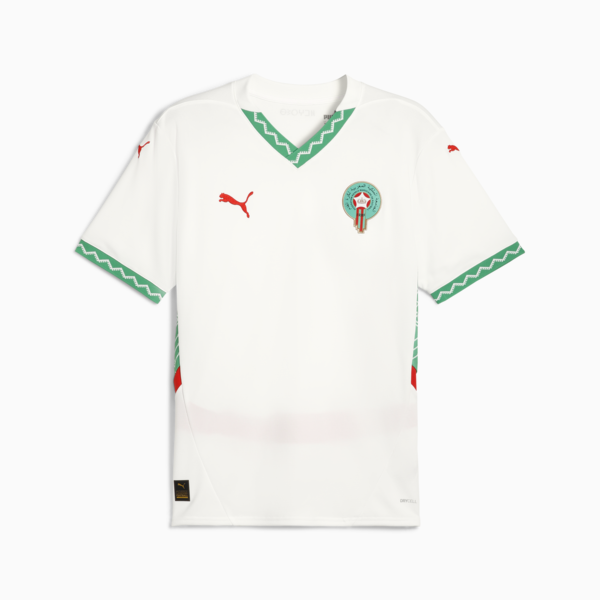 Morocco 2025 Away Jersey Men, PUMA White-Fast Green-PUMA Red, large-ZAF