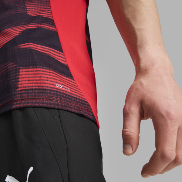 Camiseta pre-partido AC Milan para hombre, For All Time Red-PUMA Black, large-ARG